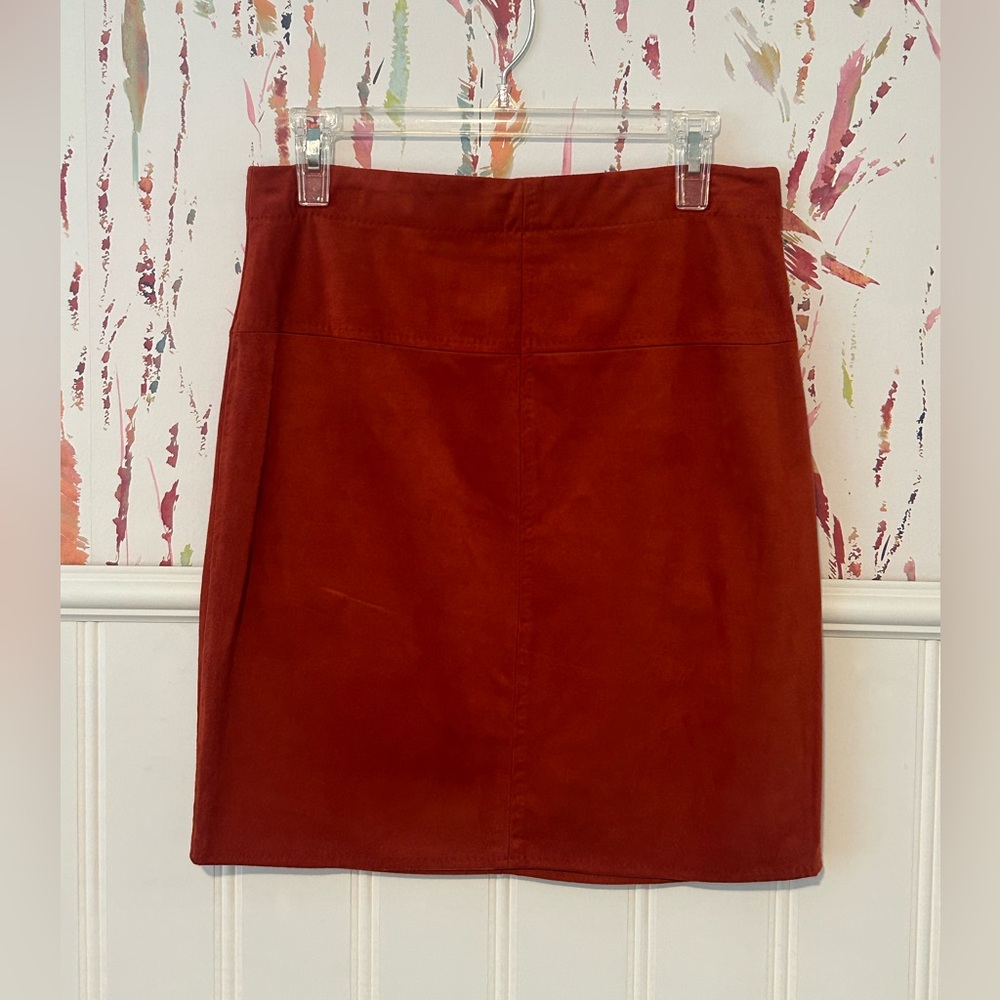 NWT Max Studio Suede Skirt